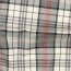 Gabardine Schottenkaro Stretch - creme/grau/orange