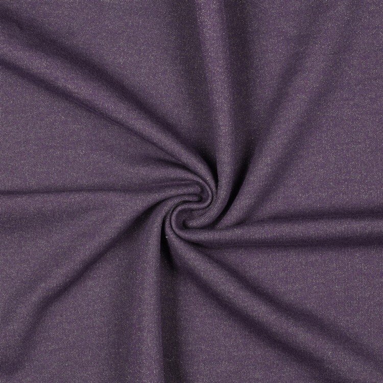 Wintersweat Glitzer - altpflaume