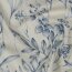 Canvas Digital Blumenzeichnungen - blau/creme