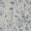 Canvas Digital Blumenzeichnungen - blau/creme