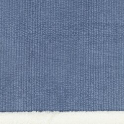 Cordstoff mit Fellabseite - jeansblau