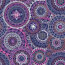 Softshell Digital Mandala-Kreise - lila