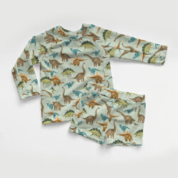 Badejersey LSF50 Recycled Dinosaurier - hellsalbei