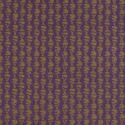 Viskose_Popeline abstraktes Seil - viola