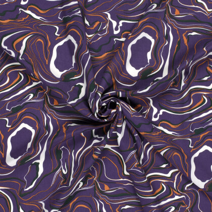 Viskose_Popeline Farbverlauf - viola