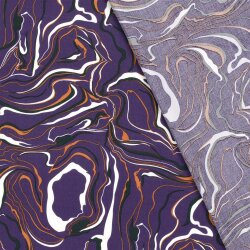Viskose_Popeline Farbverlauf - viola