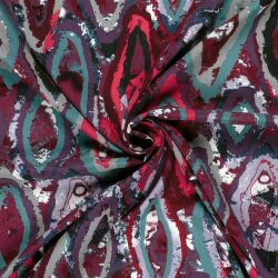Viskose_Popeline Farbrauten - dunkelpink
