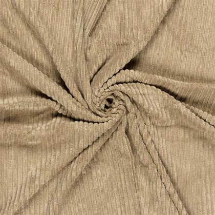 Breitcord Gebürstet Uni - kamelbeige