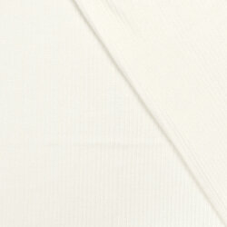 Rippenjersey - creme