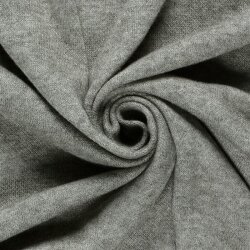 Strickjersey Gebürstet Uni - grün meliert