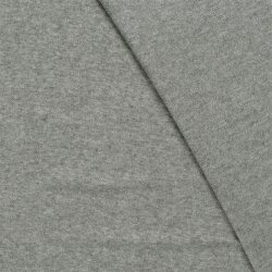 Strickjersey Gebürstet Uni - grün meliert