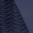 Samt Stretch Uni Wellen - marineblau