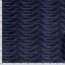 Samt Stretch Uni Wellen - marineblau