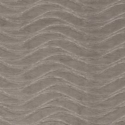 Samt Stretch Uni Wellen - taupe