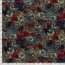 Polyester Viskose Blumendruck - taupe