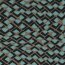 Polyester Viskose bunte Viertelkreise - taupe