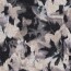 Polyester Viskose Jersey Gebürstet Blüten - silbergrau
