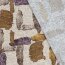 Polyester Viskose Jersey Gebürstet Aquarellstriche - hellrosa