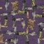 Polyester Viskose Jersey Gebürstet Aquarellstriche - lila