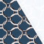 Romanit Jersey "Punta di Roma" Kreise - indigo