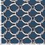 Romanit Jersey "Punta di Roma" Kreise - indigo