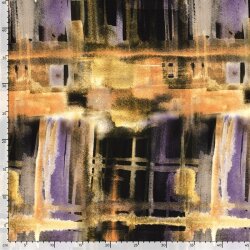 Romanit Jersey "Punta di Roma" Farbstriche - lila