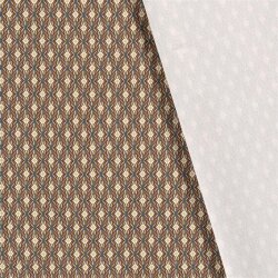 Bengaline verzierte Rauten - taupe