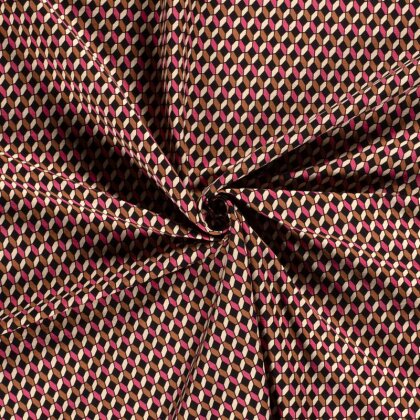 Bengaline geteilte Rauten - pink
