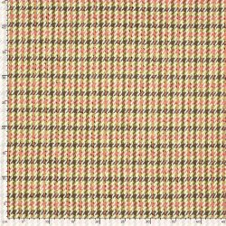 Jacquard Hahnentritt Karo  - pink