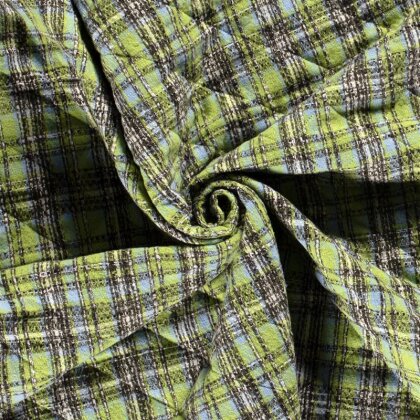 Polyesterstoff Jacquard Karomuster LINING - FARBE