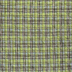 Polyesterstoff Gesteppt Jacquard Karomuster - limette
