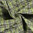 Polyesterstoff Gesteppt Jacquard Karomuster - limette