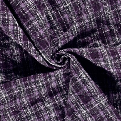 Polyesterstoff Jacquard Karomuster LINING - FARBE