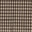 Jacquard Midi Hahnentritt - hellbraun