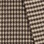 Jacquard Midi Hahnentritt - hellbraun