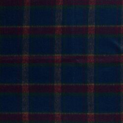 Woll Polyesterstoff Jacquard Karomuster [M] (EX 220) - FARBE