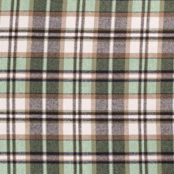 Polyesterstoff Gebürstet Jacquard Karo -...
