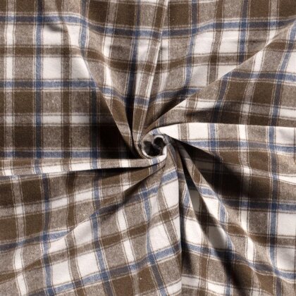 Jacquard Polyester Karomuster - taube