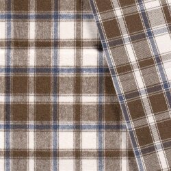 Jacquard Polyester Karomuster - taupe