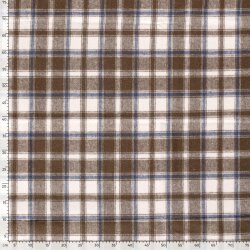 Jacquard Polyester Karomuster - taupe