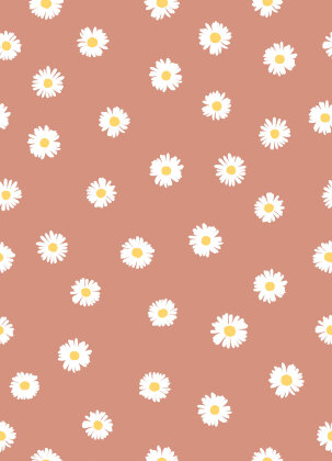 Regenjackenstoff leicht Margeritenregen - altpink