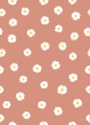 Regenjackenstoff leicht Margeritenregen - altpink