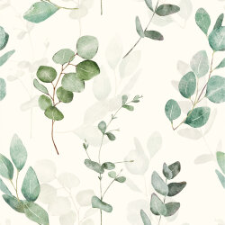 Regenjackenstoff leicht Eukalyptus - creme