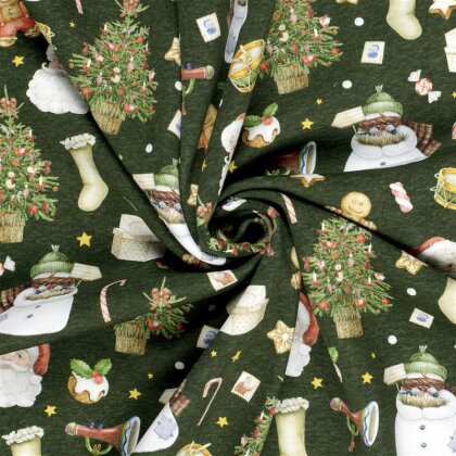 Wintersweat  Digital Weihnachtszeit - grün