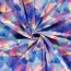 Funktionsjersey Sportswear Digital bunte Dreiecke - blau