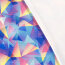 Funktionsjersey Sportswear Digital bunte Dreiecke - blau