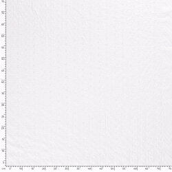 Baumwollvoile Bestickt Blumen - weiss