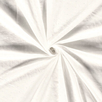 Baumwollvoile Bestickt STARS - FARBE