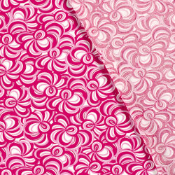 Viskose Popeline Blumenwirbel - pink