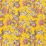 Viskose Jersey Paisley Blumen - senfgelb